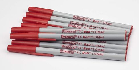 أقلام كروية من بروماركس TC، ​​نقطة متوسطة، حبر أسود، 10 قطع (BP48-KR1P10-48) in Kuwait