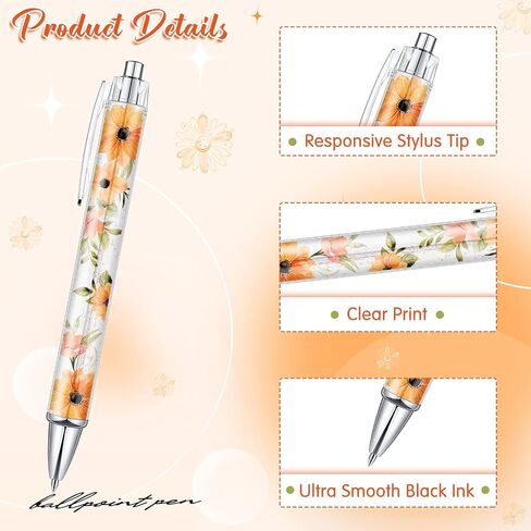 Sabary Bible Verse Ballpoint Pens Christian Flower Inspirational Quotes Funny Office Retractable Ink Ballpoint Pens for Women Men Colleague Coworker Writing Gifts(20 Pcs) in Saudi Arabia