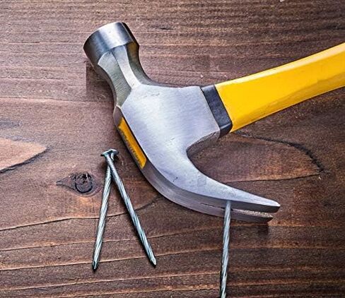 3 Pack of Claw Hammers (20 oz, 16 oz, 8 oz) with Sure-Grip Fiberglass Handles and Polished Steel Head in Kuwait