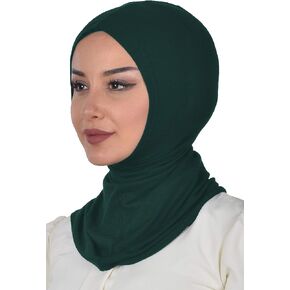عمامة فورية من تصميم عائشة، وشاح رأس مصنوع من القطن بنسبة 95%، خفيف الوزن، قبعة نينجا، حجاب سهل الارتداء