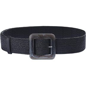 FAN&LOUIS Women's Elastic Straw Woven Stretch Waist Belt for Dresses Jeans Pants