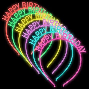 6 Pcs Birthday Headband for Women Candy Color Happy Birthday Headbands with Teeth Birthday Crowns Hard Base Plastic Headbands Plastic Hair Hoops Bands Clasps Party Decoration Crown Hair Holder in Kuwait