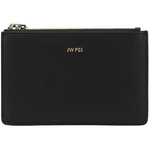 JW PEI Quinn Zipped Card Holder- Dark Green Croc