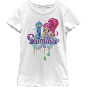 Nickelodeon Shimmer Shine Girls Short Sleeve Tee Shirt