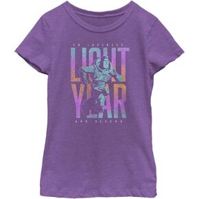 Disney Pixar Lightyear Buzz Words Girls Short Sleeve Tee Shirt