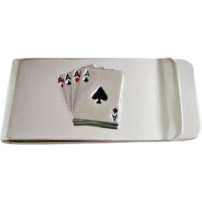 Four Aces Gambling Money Clip