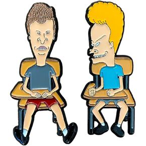 Zen Monkey Studios x Beavis and Butt-head In Class Collectible Enamel Pinset