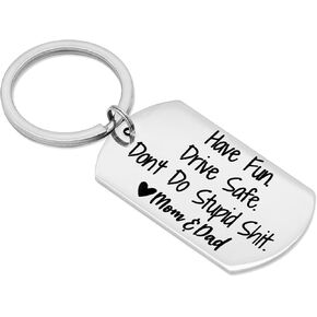 TOS استمتع بسلسلة مفاتيح آمنة أحبك في القيادة، هدية لمحبي السائق الجديد، الزوج، الأب، الأم، الابنة، الأخت، الأخ، الصديق، هدية in Kuwait