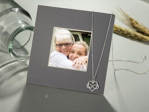 RareLove Granddaughter Gifts from Grandma,Gifts for Granddaughter,925 Sterling Silver Tiny Infinity Heart Necklaces Birthday Jewelry,Valentines Day Gifts for Granddaughter,Graduation Gifts in Saudi Arabia