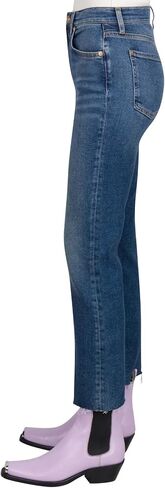 7 For All Mankind Women's High Waist Slim Kick Jeans, Blue Print, 30 Regular in Saudi Arabia