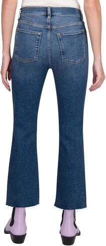 7 For All Mankind Women's High Waist Slim Kick Jeans, Blue Print, 30 Regular in Saudi Arabia