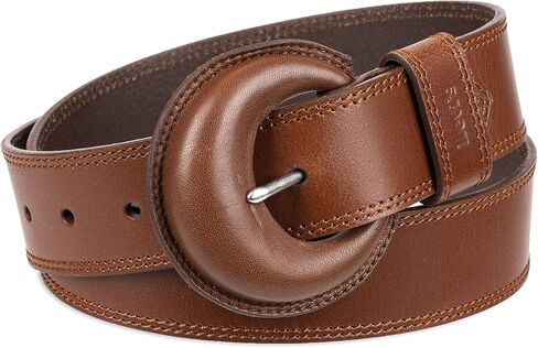 Levi's Women's Leather Wrapped Statement Buckle Belt in Saudi Arabia