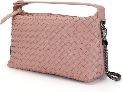 MAXWISE Woven Crossbody Bags for Women,Fashion Leather Lightweight Handbags Shoulder Bag Phone Purse Ladies Messenger Bag in Saudi Arabia