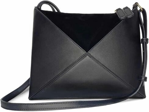 crossbody bag for women, multipurpose leather handbags and shoulder bags, women's detachable strap pyramid clutch bag in Saudi Arabia