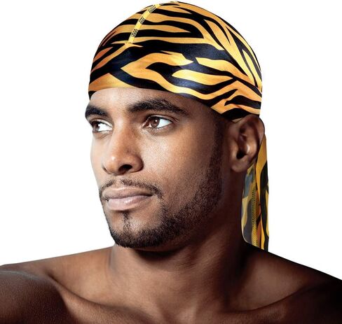 Silky Durag Royal Silky Collection Ultra Stretch Green and White Camo in Saudi Arabia