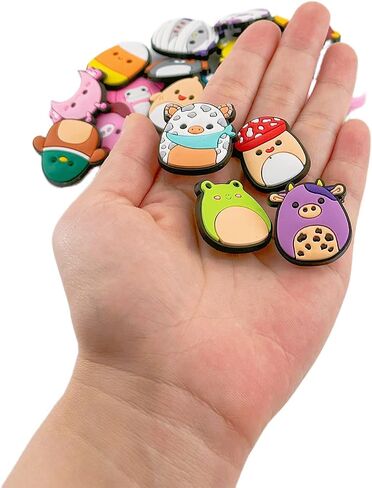 Yagulro 28 Pcs Cat Shoe Charms, Cartoon Shoe Decoration Charms, Accessories for Shoes, Bracelet, Wristband, Gift for Birthday, Party, Holiday in Kuwait