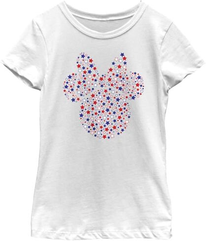 Disney Mouse Minnie Stars Girls Short Sleeve Tee Shirt in Saudi Arabia