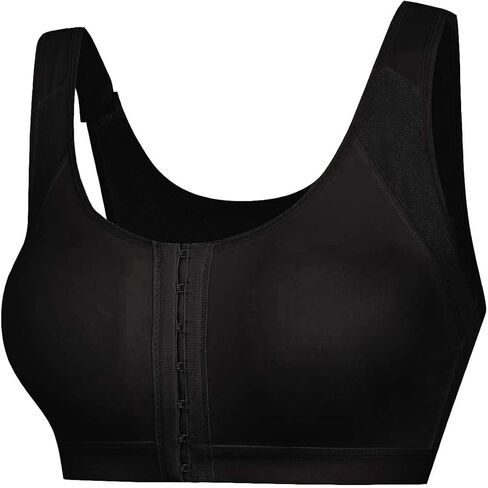 حمالة صدر رياضية لاسلكية للنساء بعد العمليات الجراحية وإغلاق أمامي، حمالة صدر مريحة مع أشرطة قابلة للتعديل in Kuwait