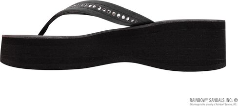 صنادل قوس قزح للنساء من ست طبقات من الجلد - حزام 3/4 بوصة مع كريستالات سواروفسكي® in Kuwait