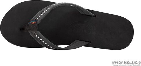 صنادل قوس قزح للنساء من ست طبقات من الجلد - حزام 3/4 بوصة مع كريستالات سواروفسكي® in Kuwait