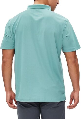 قمصان بولو للرجال جولف قصيرة راجلان سريعة الجفاف والأداء الرياضي والملابس الكاجوال in Kuwait