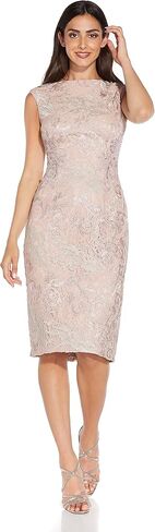 Adrianna Papell Women's Embroidered Lace Midi Dress in Saudi Arabia
