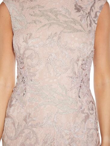 Adrianna Papell Women's Embroidered Lace Midi Dress in Saudi Arabia