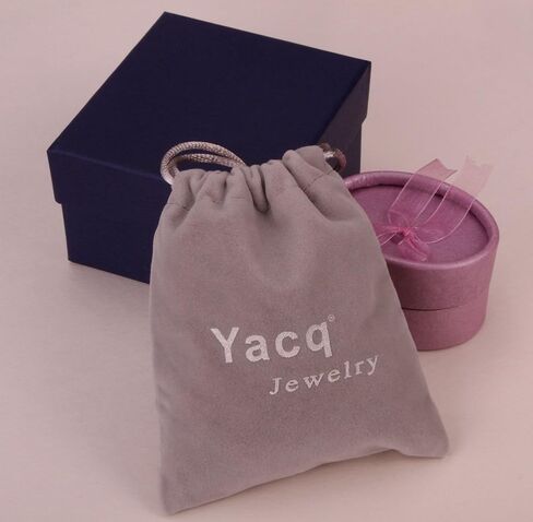 حلقات مطاطية من YACQ للسيدات تناسب حجم الإصبع من 7 إلى 9 - شريط ناعم مرن مثالي لالتهاب المفاصل - خالية من الرصاص والنيكل - حاملات وشاح حريري - (2 ارتفاع × 1-1/5 عرض) بوصة in Saudi Arabia