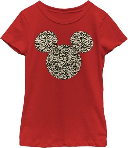 Disney Classic Mickey Animal Ears Girls Short Sleeve Tee Shirt in Saudi Arabia