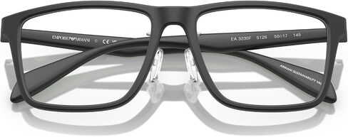 Emporio Armani Men's Ea3230f Low Bridge Fit Square Prescription Eyewear Frames in Saudi Arabia