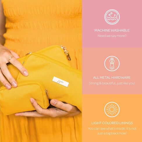 JuJuBe | Be Set Organization Pouches, Pretty Travel Toiletry Bag Set for Women, Stylish Party Clutch or Handbag in Saudi Arabia