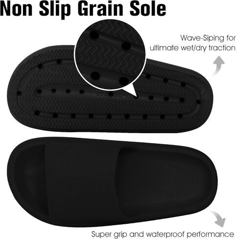 شباشب سحابة رياضية للحمام مانعة للانزلاق مريحة نعال وسادة سميكة ناعمة, 0 in Kuwait