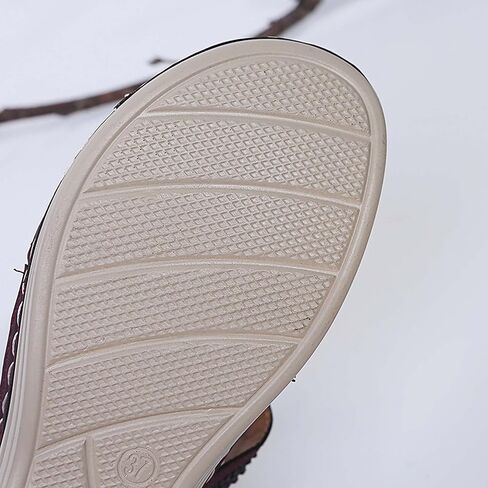 Aeefnuie Women Wedge Sandals, Hollow Flowers With Arch Support Comfortable Orthopedic Sandals Plus Size Slippers in Saudi Arabia