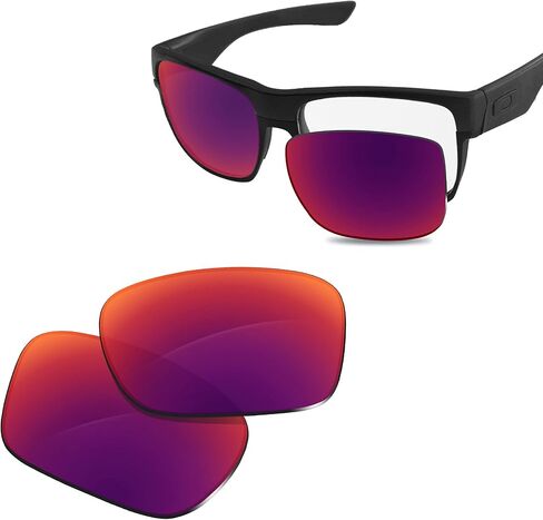 عدسات النظارات الشمسية البديلة Glintbay 100% بدقة مناسبة لـ Oakley TwoFace OO9189 in Kuwait