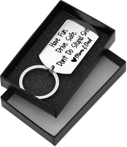 TOS استمتع بسلسلة مفاتيح آمنة أحبك في القيادة، هدية لمحبي السائق الجديد، الزوج، الأب، الأم، الابنة، الأخت، الأخ، الصديق، هدية in Kuwait