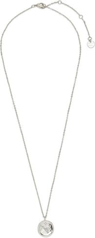 Pura Vida 18" Silver Crystal Mountain Coin Necklace - Handmade Statement Necklace with Czech Crystal - Silver Necklace for Women, Long Necklaces for Teen Girls, Boho Jewelry for Women - 3" Extender in Saudi Arabia