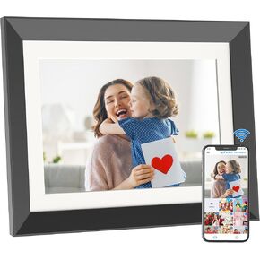 Digital Picture Frame 10.1 Inch Digital Photo Frame - Dual-WiFi Smart Photo Frame, Full Functions, 32GB, Easily Share Photos Videos via App Email, Unlimited Cloud Storage, Gift for Family & Friends