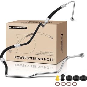 A-Premium Power Steering Hose Pressure Hose Line Assembly Compatible with Mazda 3 2004-2009 3 Sport 2009 5 2006-2010 2.0L 2.3L Pump To Gear/Rack Pinion