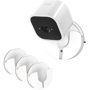 HOLACA 3PACK Wall Mount Kit for Blink Mini with Screwless Strong Adheasive - Easy to Install, No Tools Needed, No Mess, No Drilling, Strong Adheasive Mount