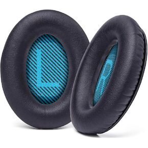 Replacement Earpads for Bose QuietComfort 35 (QC35) and Quiet Comfort 35 II (QC35 II) Over-Ear Headphones,Ear Cushions Pads with Softer Leather, Noise Isolation Foam, Added Thickness