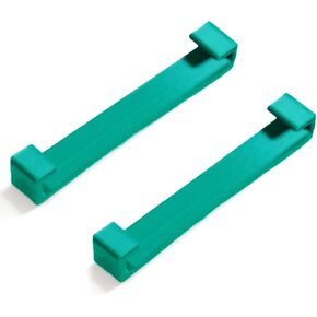 SplashNColor A50 Support Brace Clamps Upgrade for Cushion - Enhance Your Headphone Comfort with Durable and Secure Fit - Compatible with Astro A50 Gen. 4 and Mod Kit - 2 Pack (Flexible, Green)