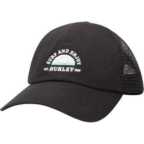 Hurley Women's Cap - Early Dawn Curved Brim Snap Back Trucker Hat