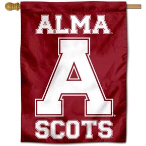 Alma College Scots Double Sided House Flag