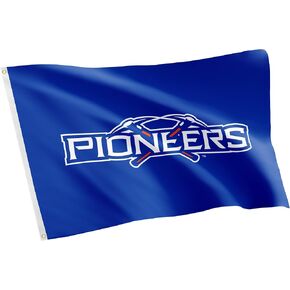 Desert Cactus University of Wisconsin Platteville Flag UWP Pioneers Flag Banners 100% Polyester Indoor Outdoor 3x5 feet Flags (Style 1)