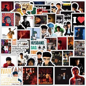 62Pcs Ivan Cornejo Stickers, Singer Waterproof Vinyl Decals for Water Bottle, Laptop, Skateboard, Helmet, Car Award Motivational Decals Perfect Pickleball Gifts for Kids,Teens,Adults
