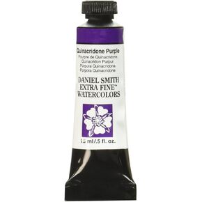 Daniel Smith 284600225 Extra Fine Watercolor 15ml Paint Tube, Quinacridone Purple, 5 Fl Oz (Pack of 1)