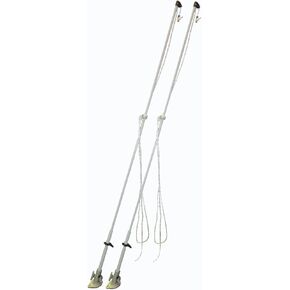 Dock Edge + Premium Mooring Whip Watercraft Docking System (Set of 2), 14' for Craft up to 28' or 10,000 lbs