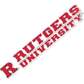 Desert Cactus Rutgers Sticker Name Logo Vinyl Decal Laptop Water Bottle Car Scrapbook (8 Inch Sticker)