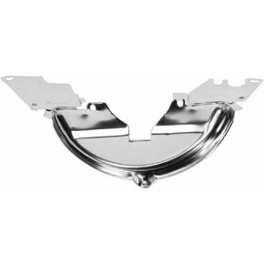 8960 Chrome Pulley Area Tin / Engine Pulley Tin - VW Dune Buggy Bug Ghia Thing Bus Trike Baja