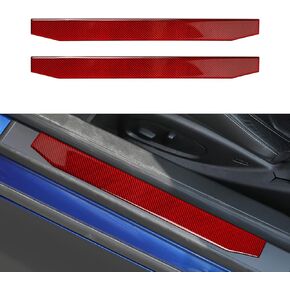Car Rear Seat Storage Box Mat Sticker Carbon Fiber Accessories for Chevrolet Camaro ZL1 2016 2017 2018 2019 2020 2021 2022 2023